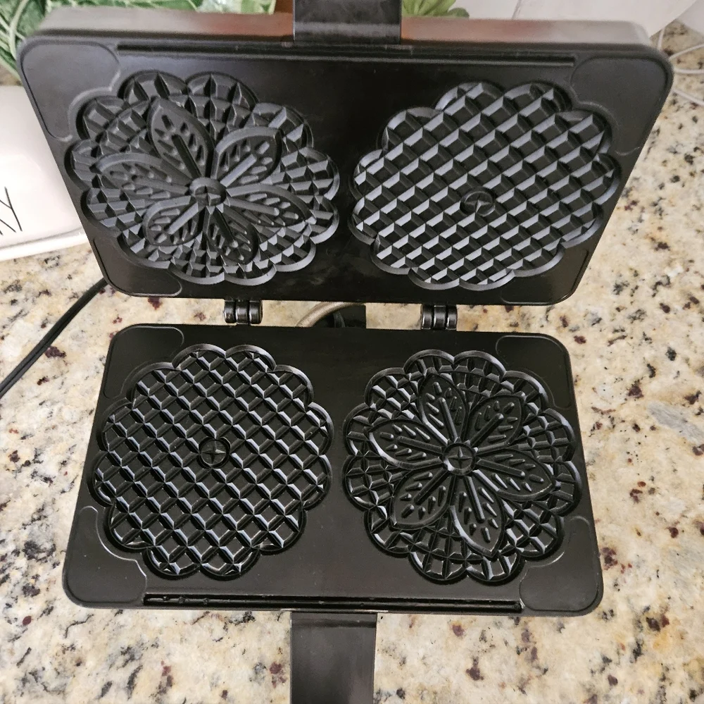 Villaware Prima Pizzelle Baker Italian Maker 5000 NS Electric Waffle Ins.Bk/Tags